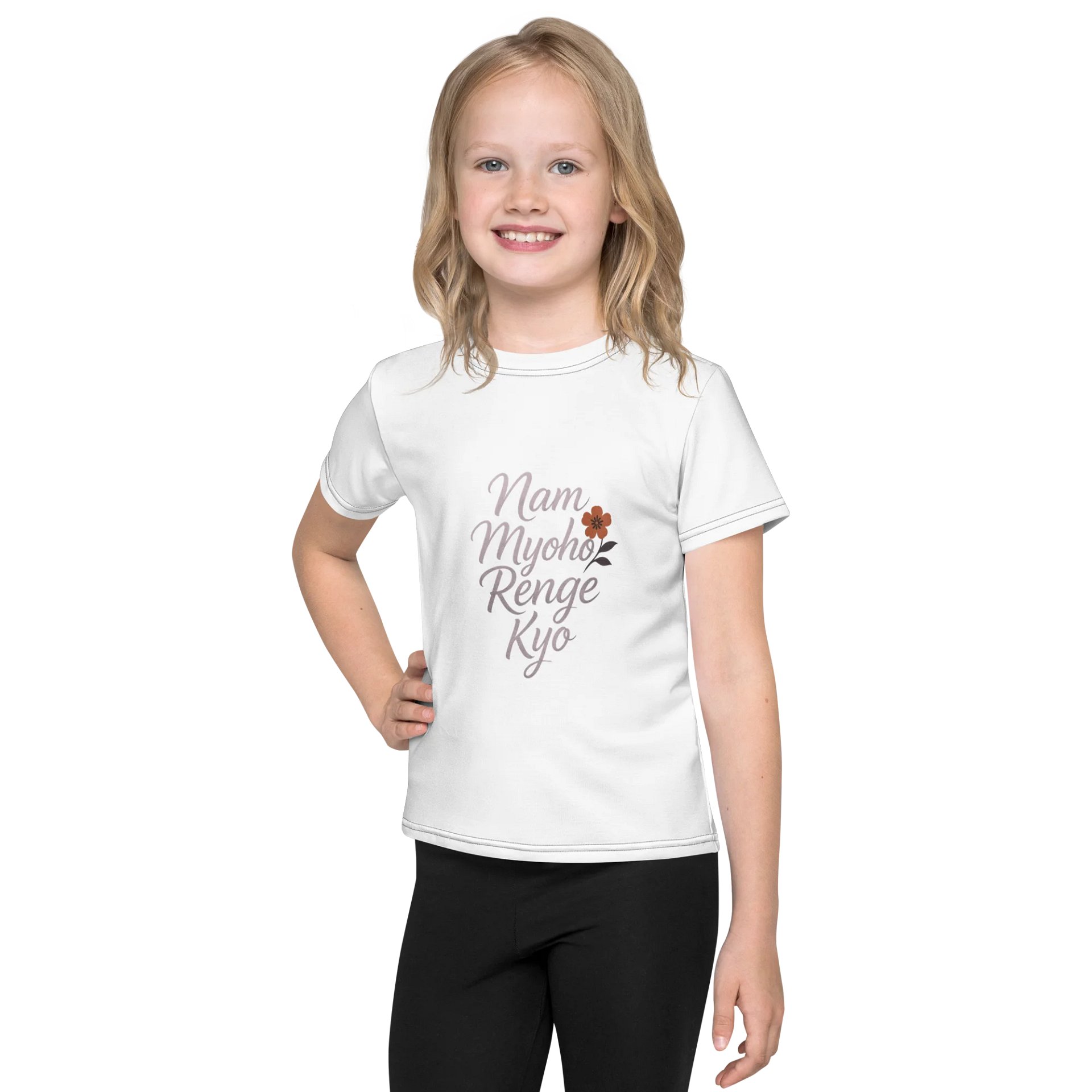 Kids T-Shirt - Nichiren Buddhism Sacred Mantra for Young Practitioners product image (1)