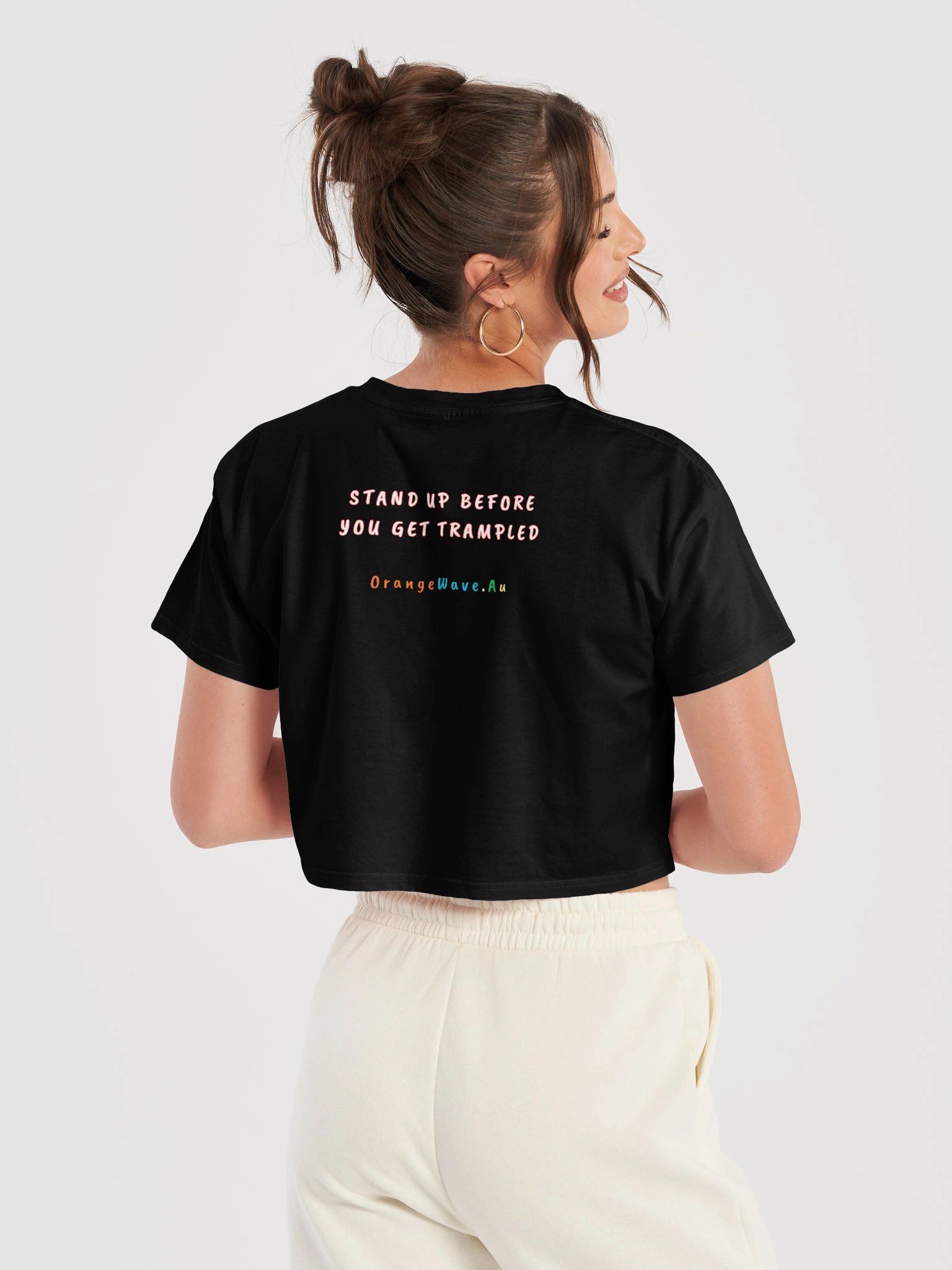 Silent Protest Support The People Crop Top product image (6)