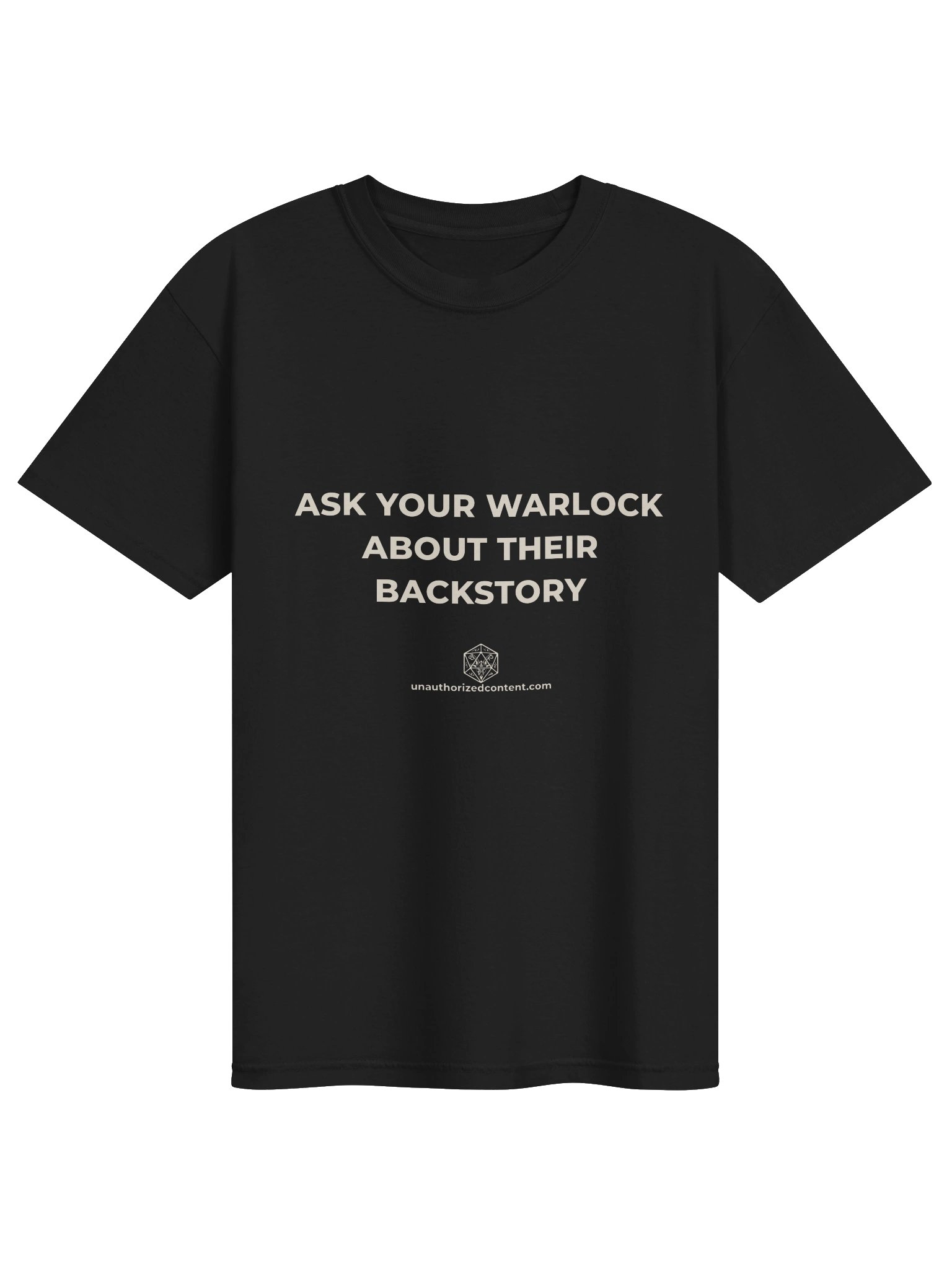 Ask Your Warlock About Their Backstory — Heavyweight T-Shirt product image (1)