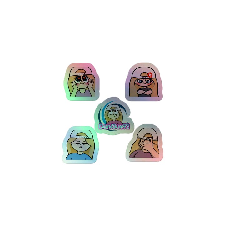 Dani Expressions Holographic Sticker Set product image (1)
