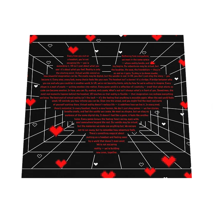 Deep Love VR Pixel Heart Nostalgic Poster Print product image (2)