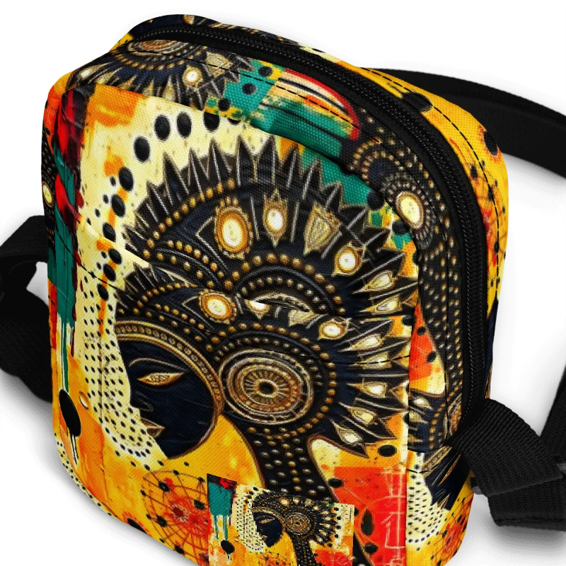 Yogi Muse Abstract Art Painted Crossbody Bag product image (5)