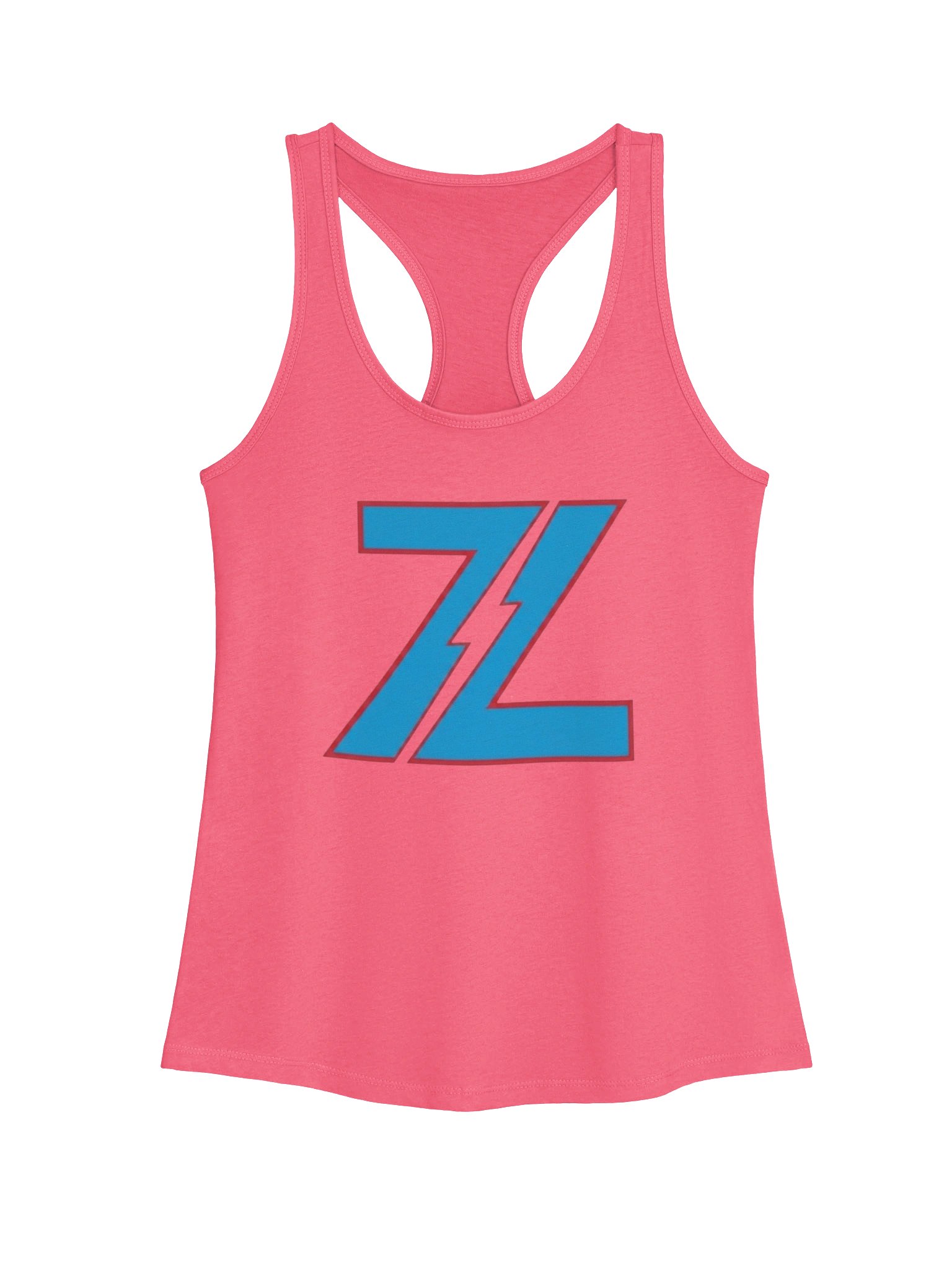 Pink Performance Tank Top for Women | Pink & Blue Athletic Wear – Zing product image (1)