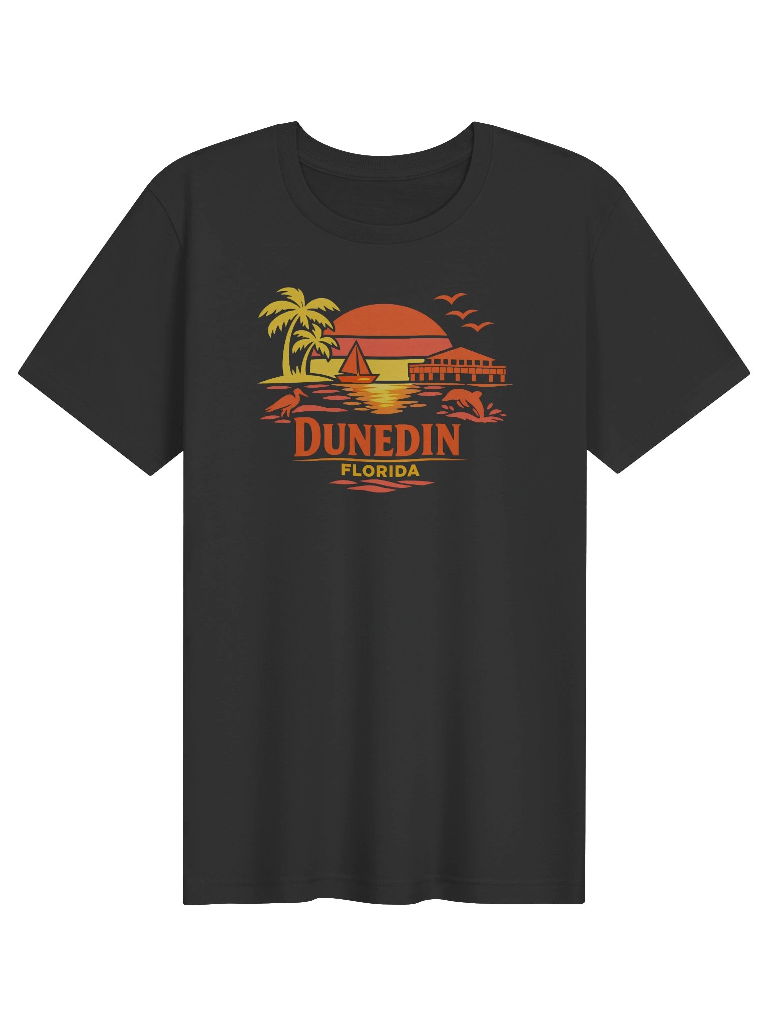 Dunedin Florida Sunset T-Shirt - Local Gulf Coast Heritage Tee product image (101)