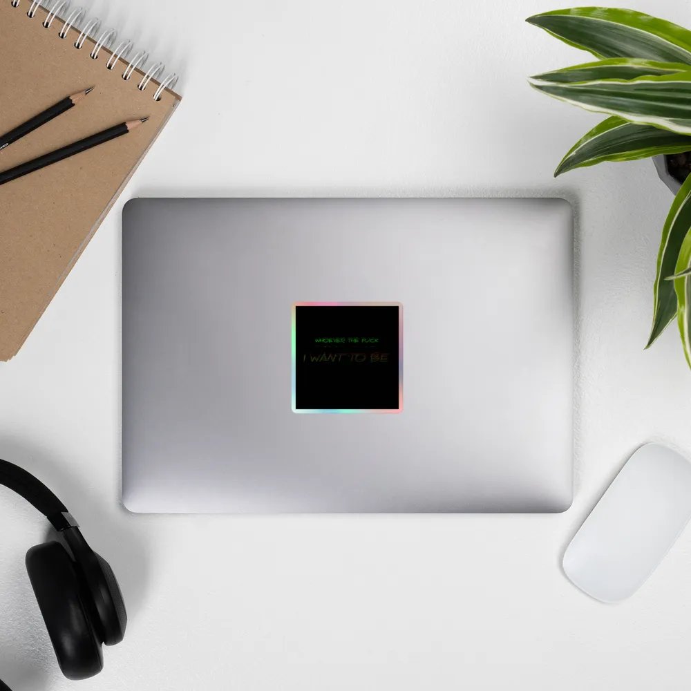 Identity Glitch Holographic Sticker Set product image (11)