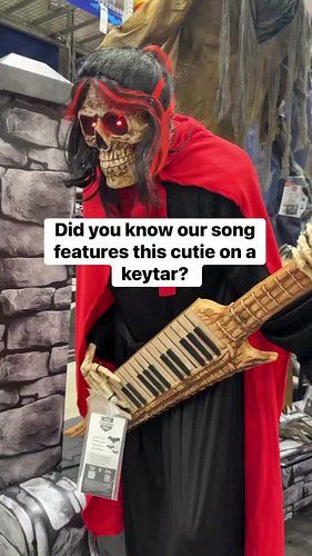Changing the song title from “Low Souls” to “Lowe’s Sold Us A Bandmate.”

#reels #Metalcore #music #newsong #halloweendecor #...