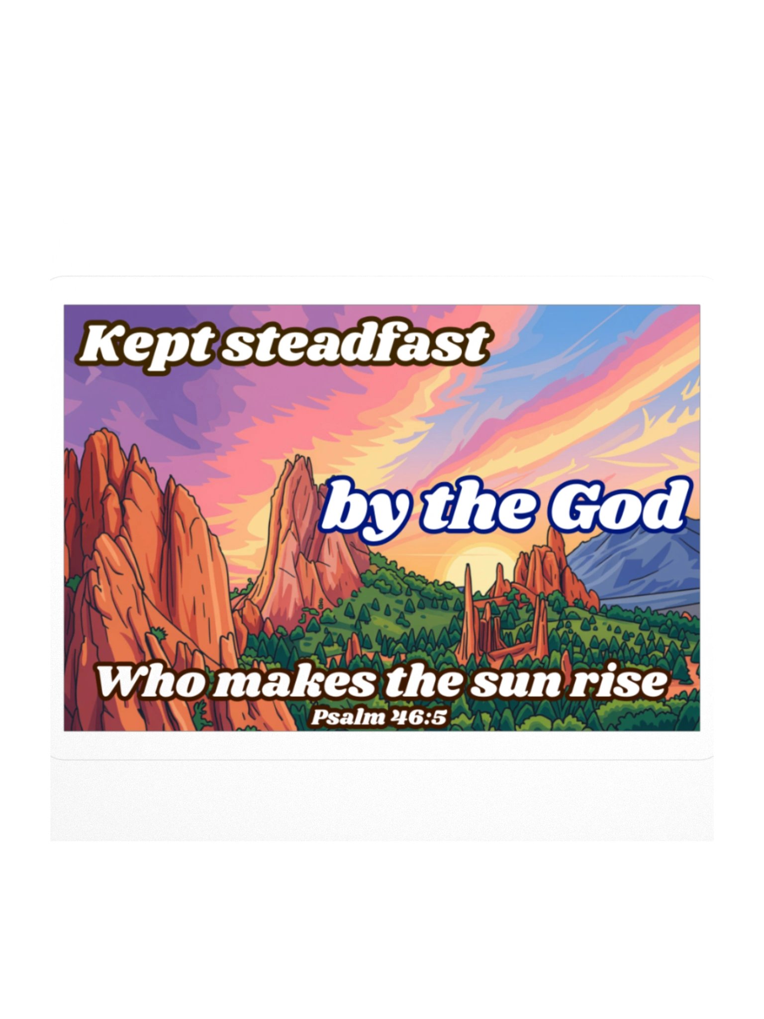 Kept Steadfast Sticker product image (1)