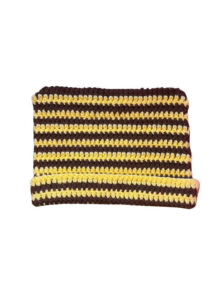 Mocha and Butter Yellow Cat Ear Beanie product image (2)