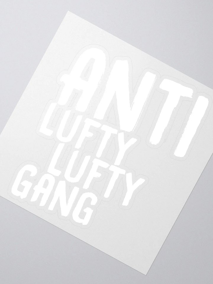 Anti Lufty Lufty Gang Stickers (White) product image (2)
