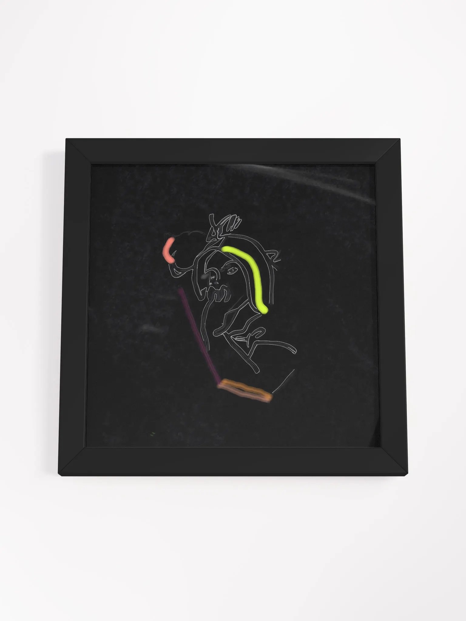 Neongirl Framed Print product image (14)