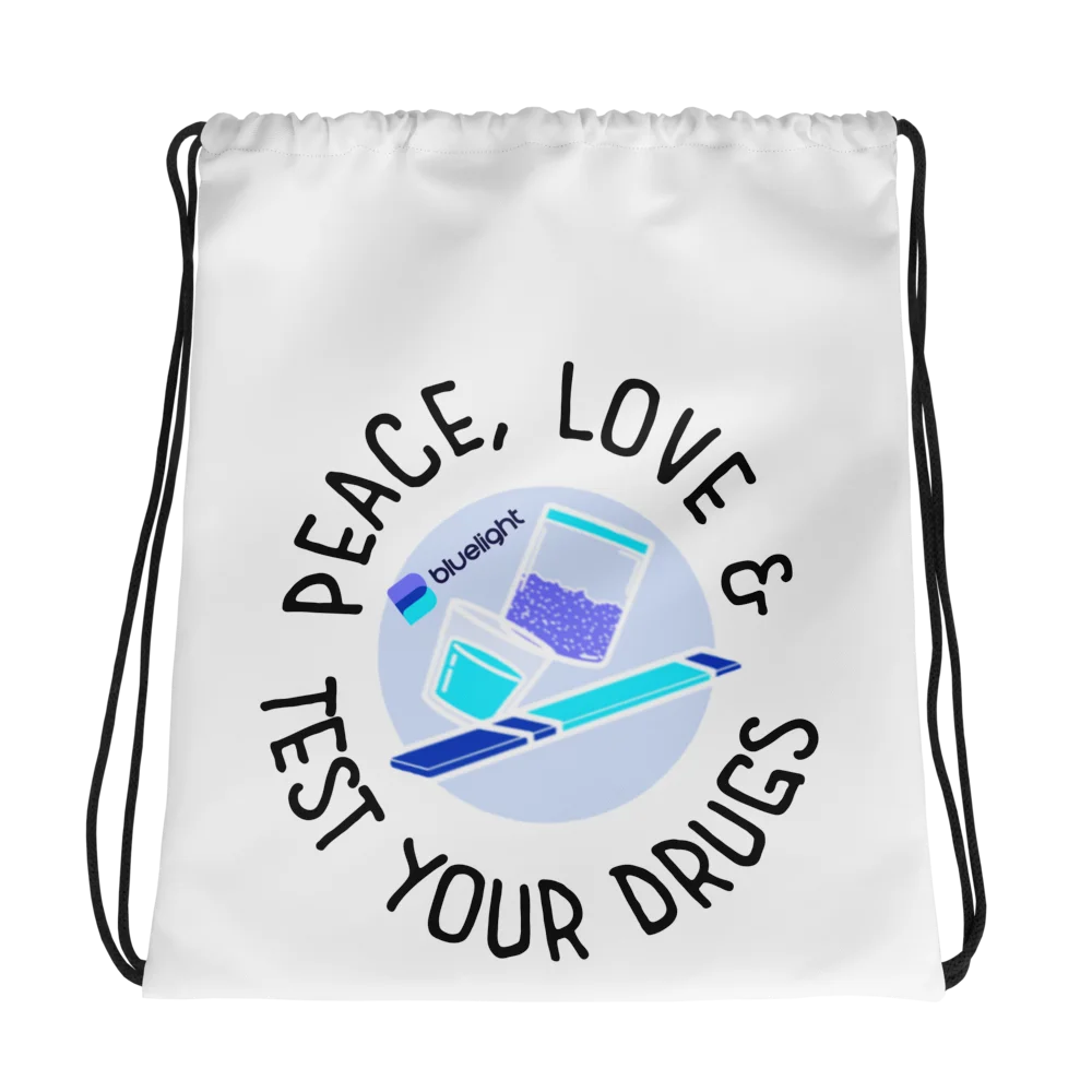 Bluelight Test Drawstring Bag product image (1)