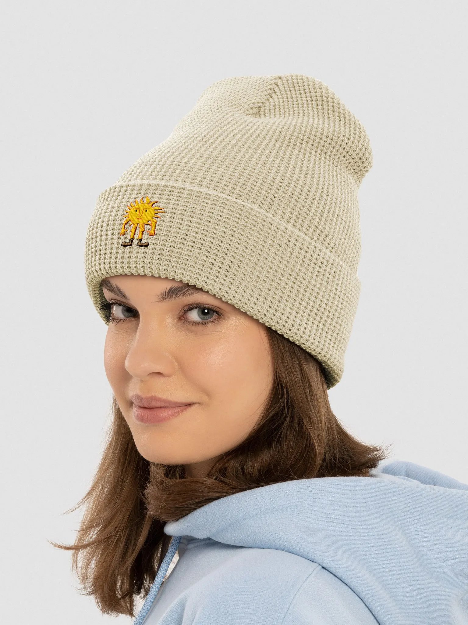 Stevie Sun Waffle Knit Beanie product image (6)