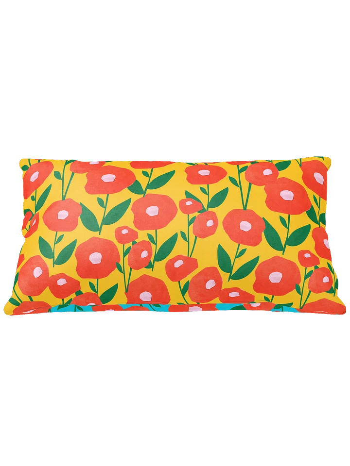 Bold Poppy Floral All-Over Print Pillow product image (1)