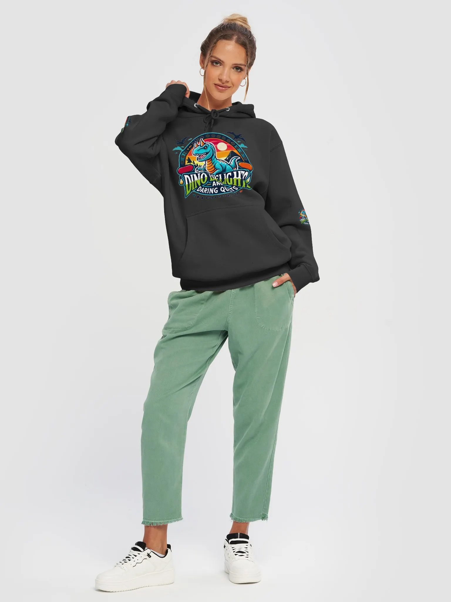Dino Delights Sunset Hoodie product image (34)