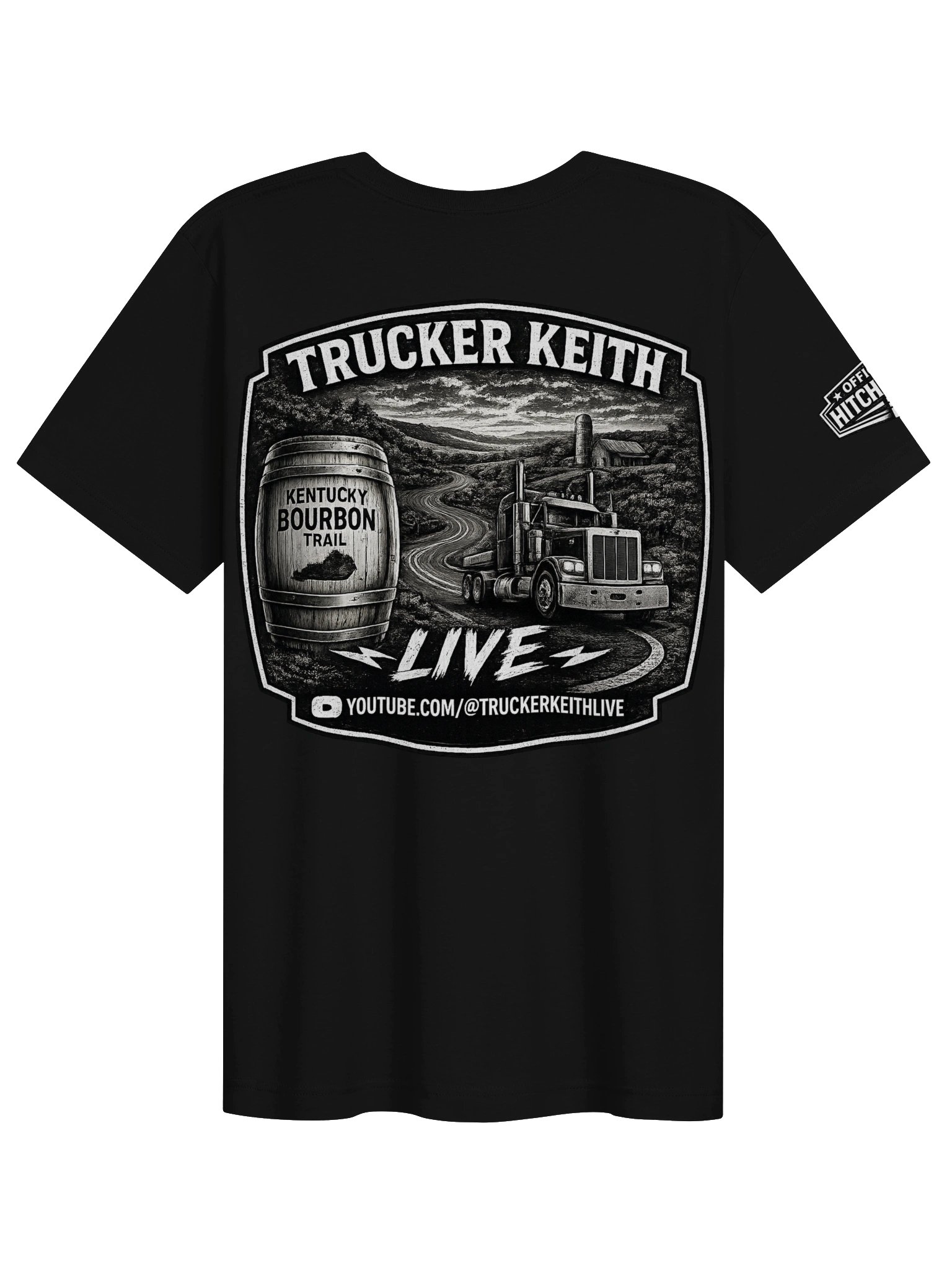 Trucker Keith Live White Badge Tee product image (19)