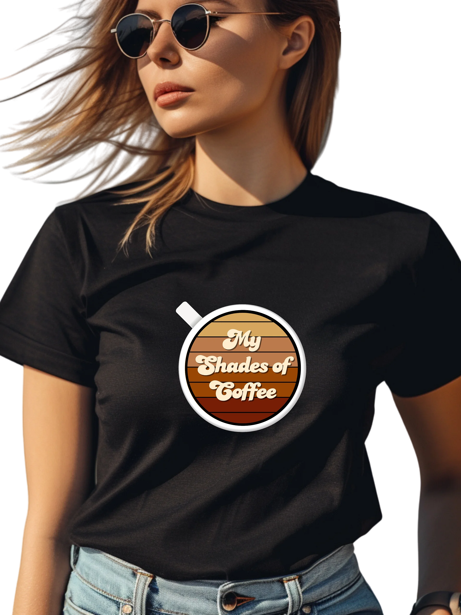 My Shades Of Coffee Supersoft T-shirt product image (1)