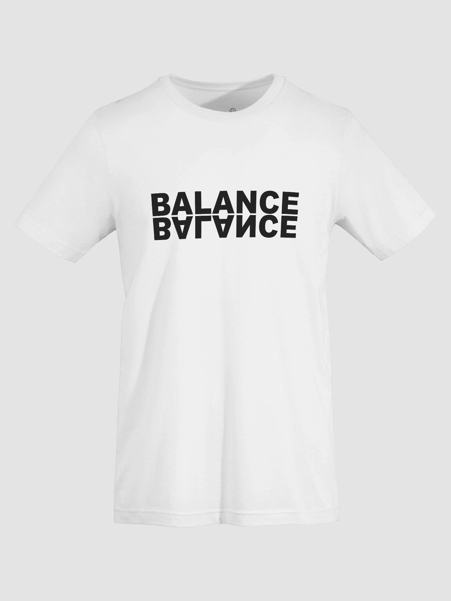 Balance T-Shirt | Minimal Mirrored Typography Statement Tee product image (34)