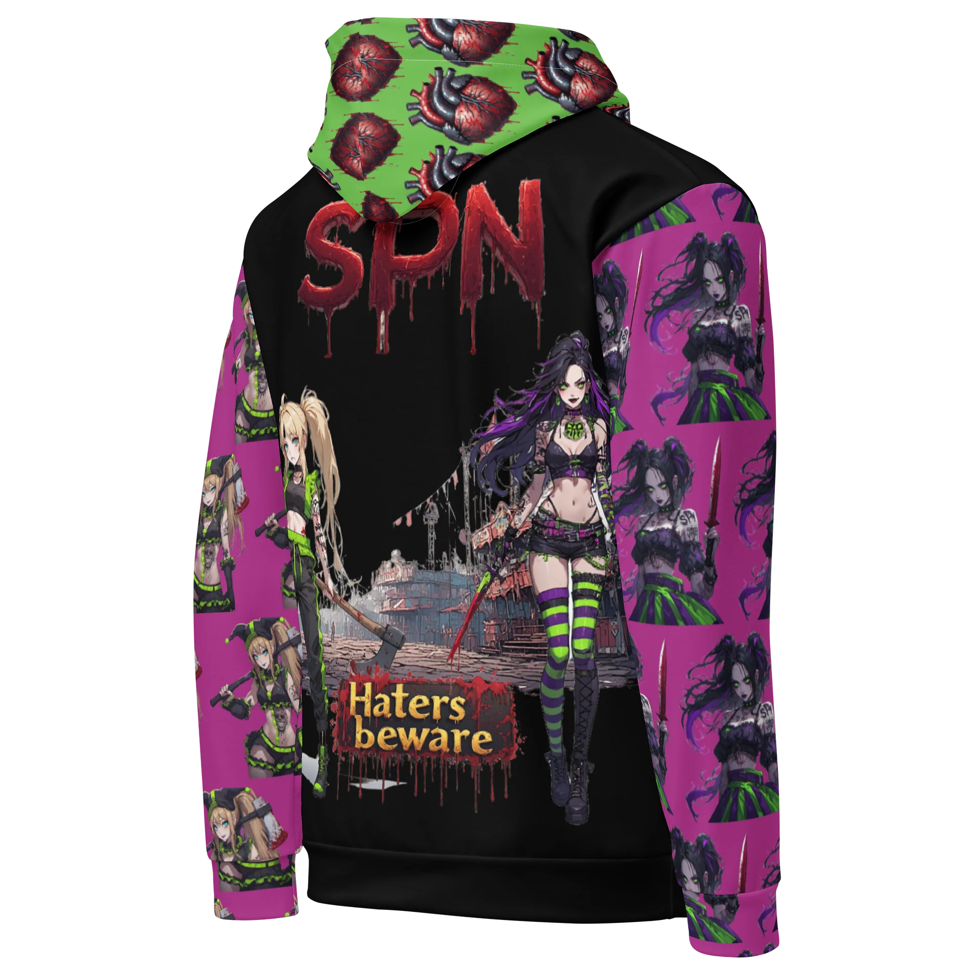 Blood Drip Mind Unisex Hoodie product image (4)