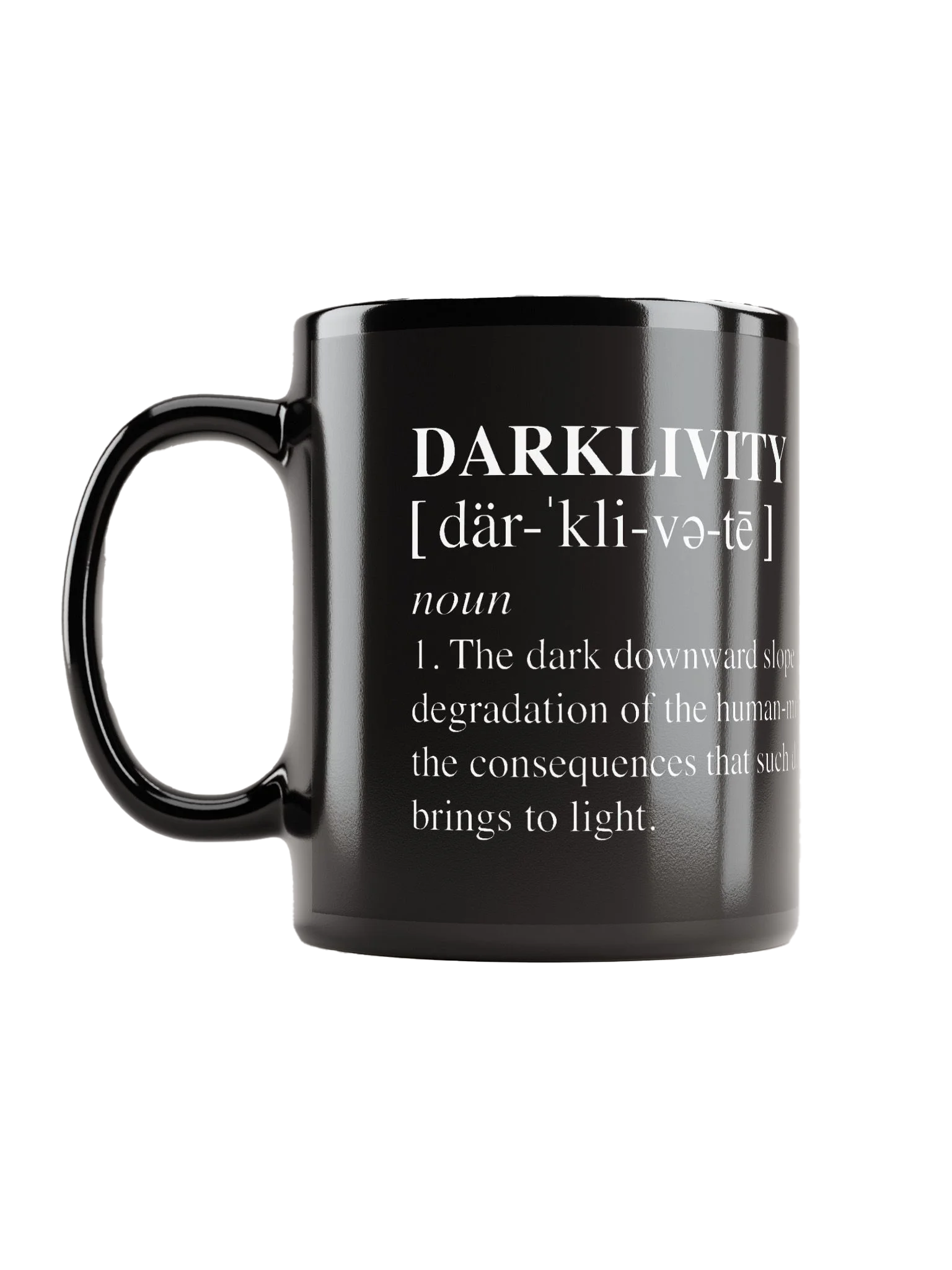 DARKLIVITY Definition Mug | Black product image (2)