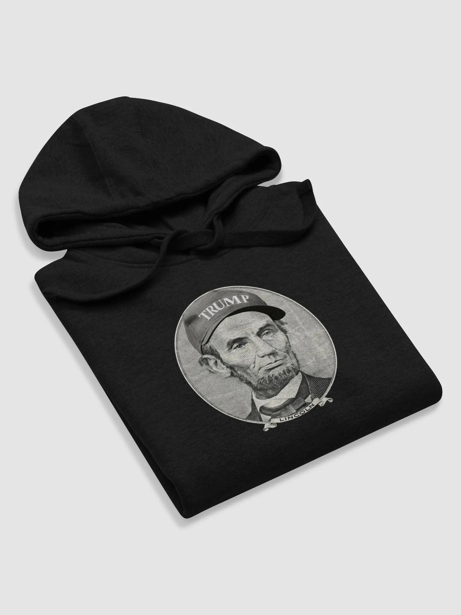 Vintage Abe Lincoln Trump Hat - Premium Hoodie product image (3)