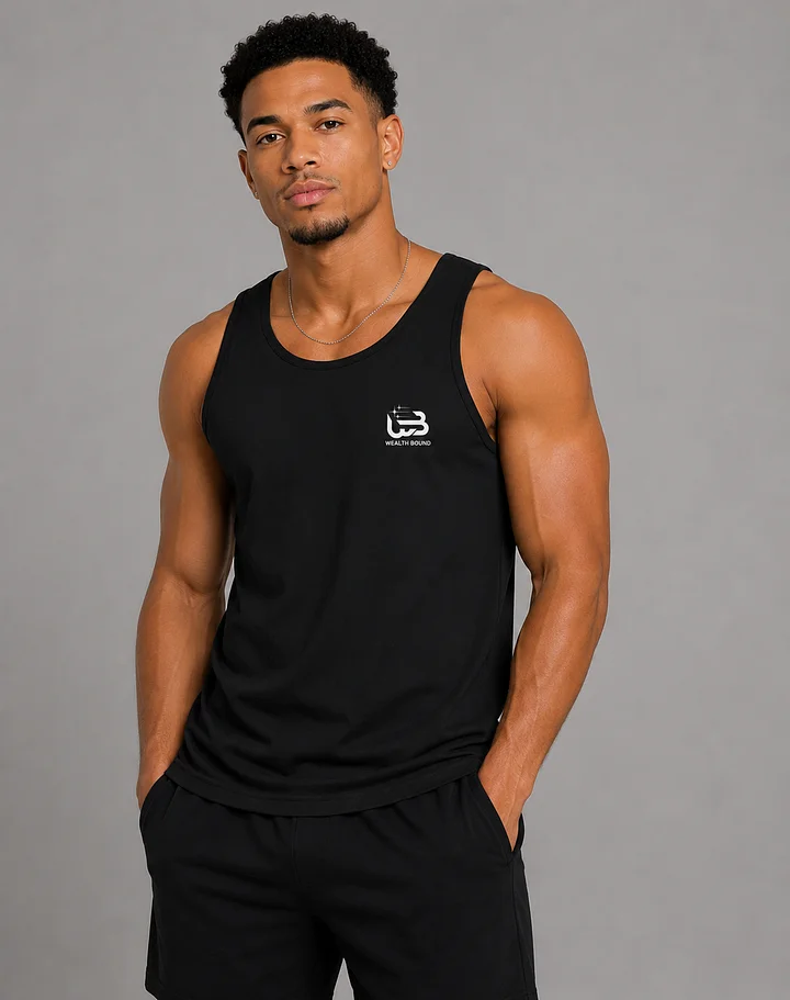 Black Garment-Dyed Tank Top product image (1)