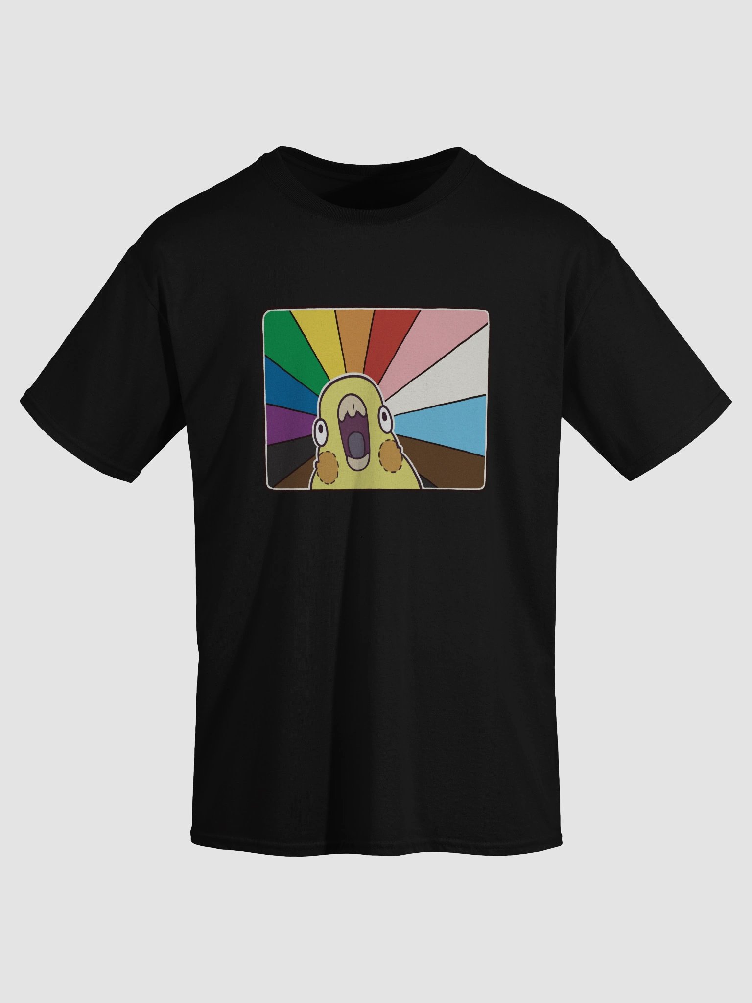 t-shirt : scream rainbow-progressive product image (2)