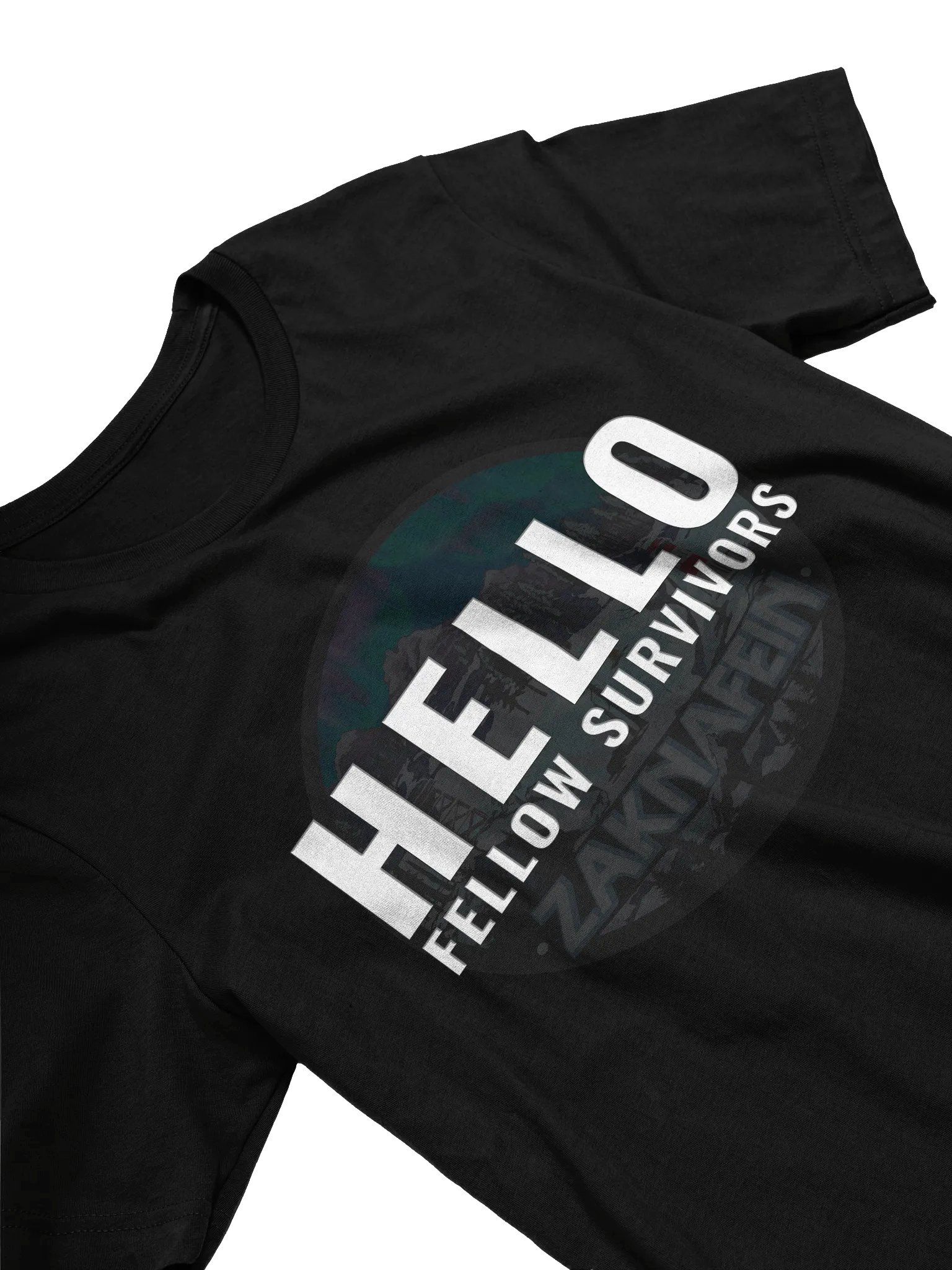 Hello Fellow Survivors - Zaknafein logo Tee Shirt product image (2)