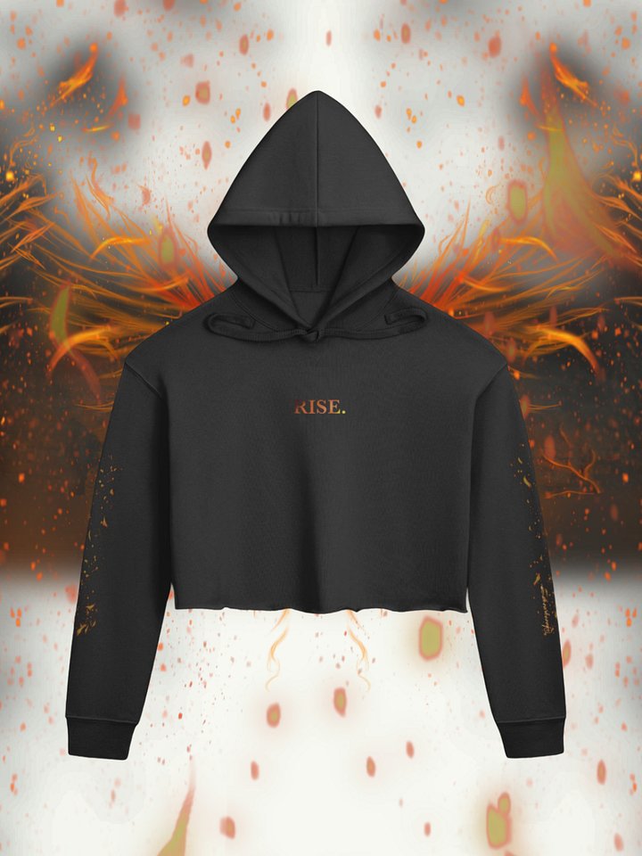 "RISE" Cropped Hoodie [Street Team] product image (2)