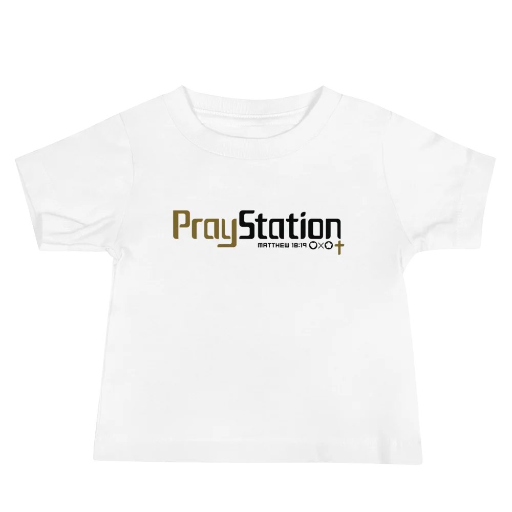 LXA PrayStation Baby Tee | Love X Aloha - Faith Collection | Premium Christian Apparel product image (2)