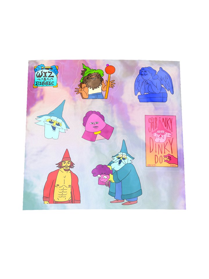 Wiz and Biggle Arc 1 Stickers product image (1)