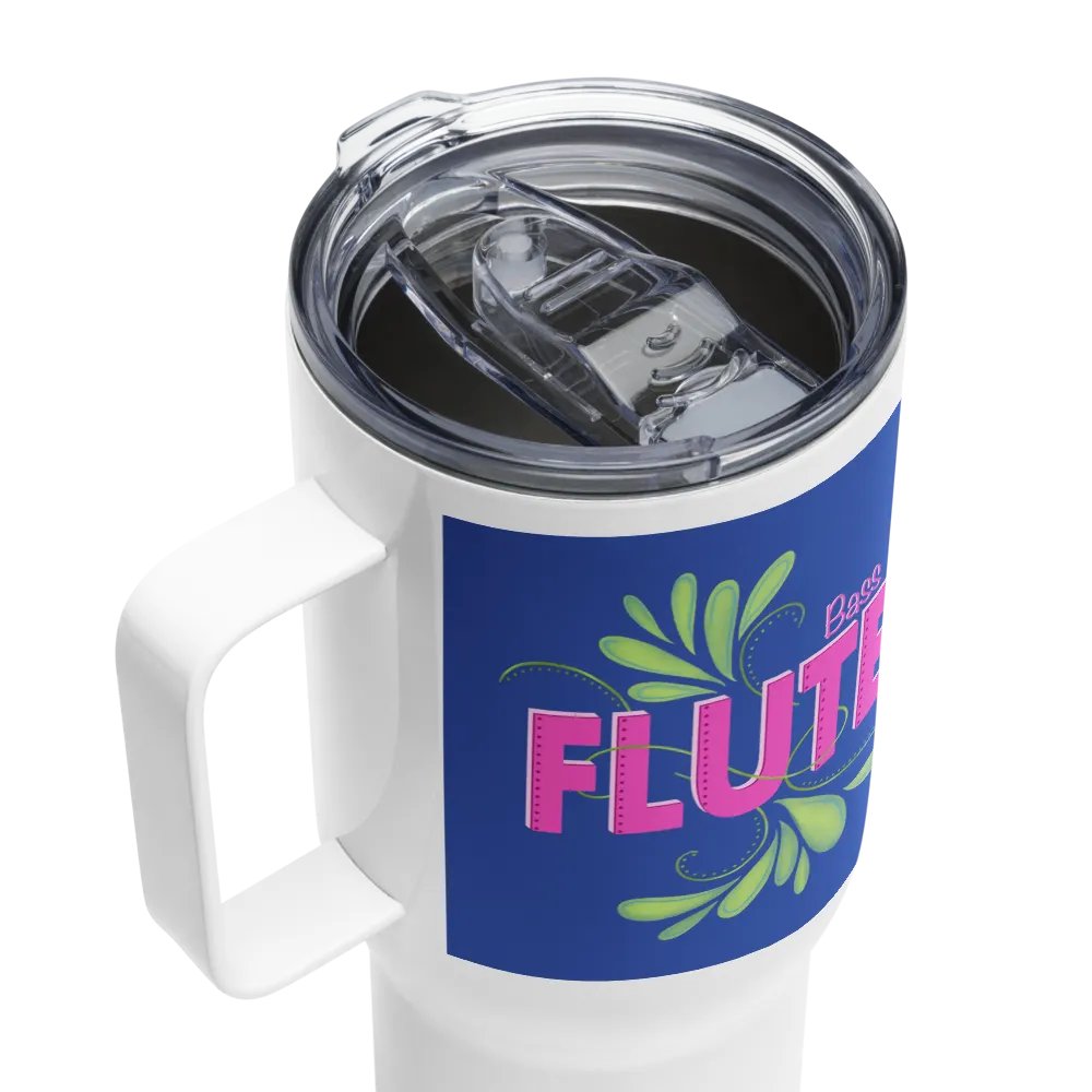Flute Flourish Travel Mug with Handle - Bass product image (6)
