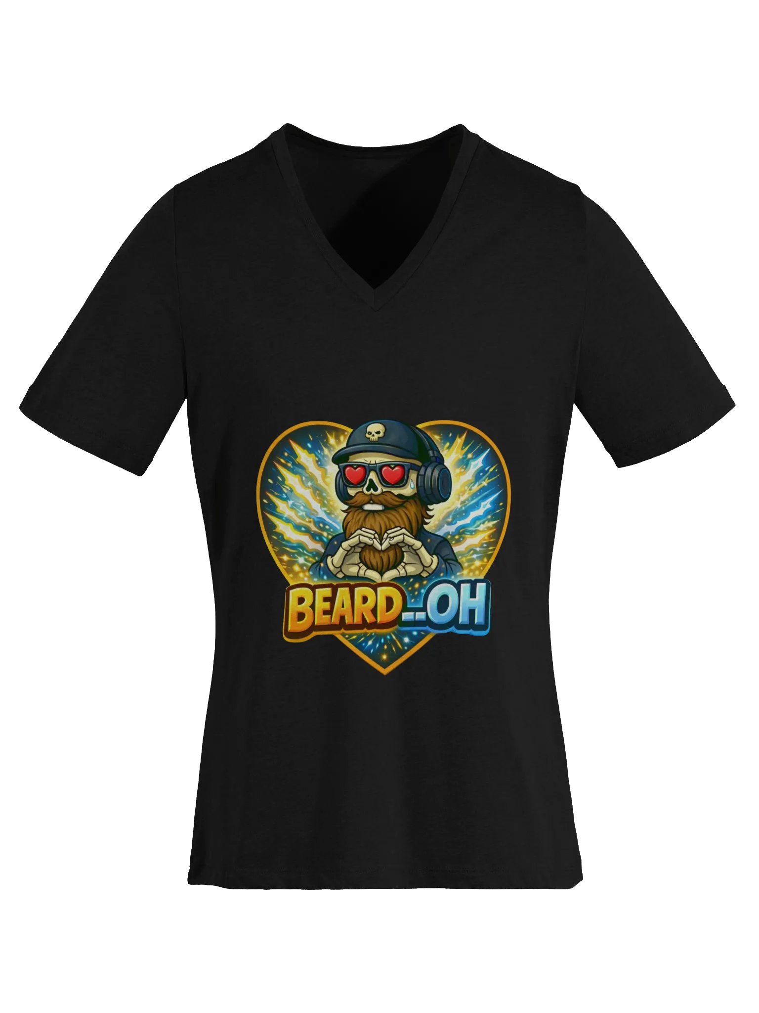 Beard__Oh Women's V-Neck T-Shirt product image (5)