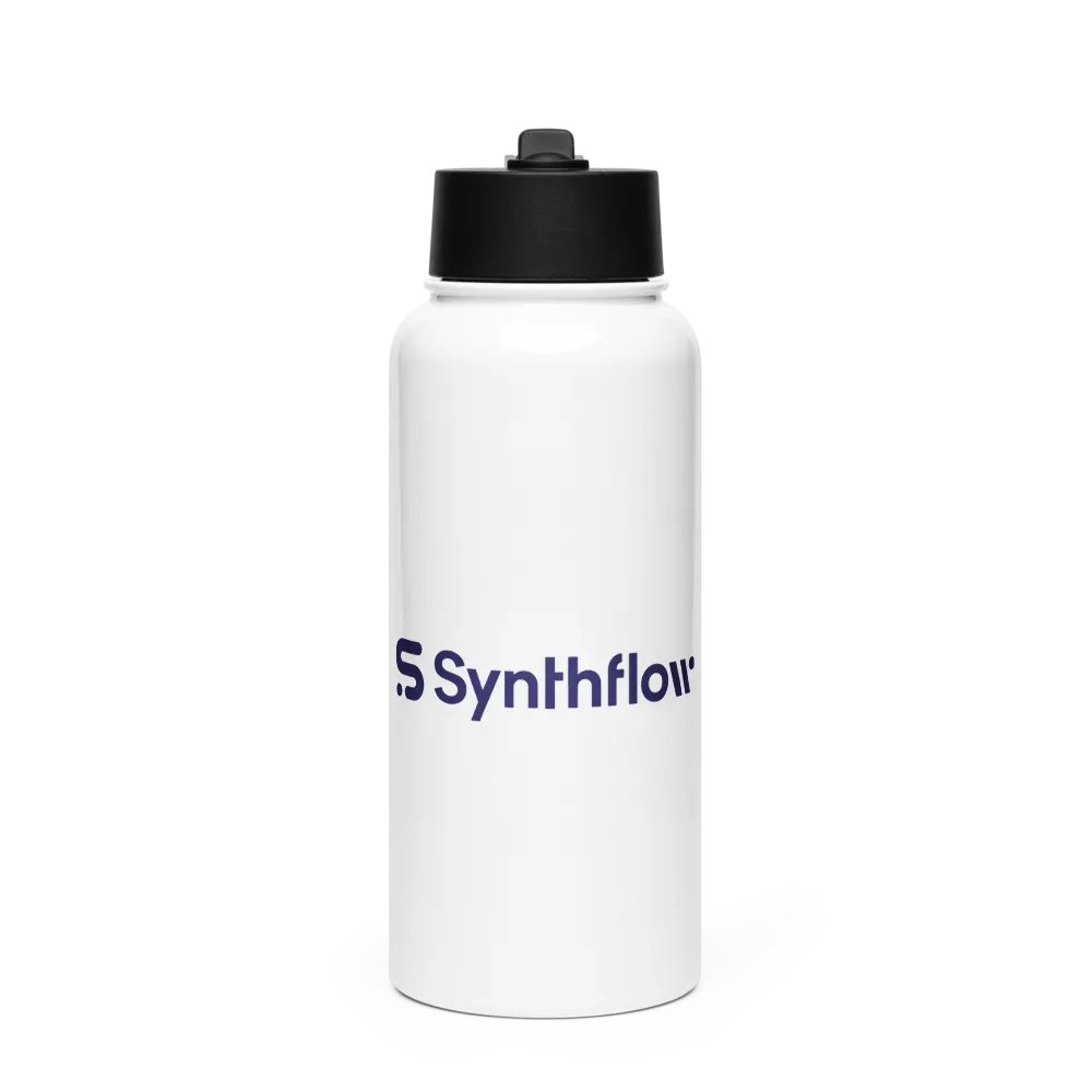 Stainless Steel Water Bottle with a Straw Lid product image (1)