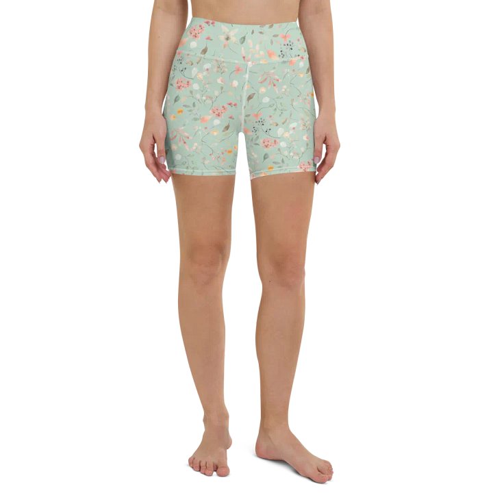Floral Bliss Yoga Shorts product image (2)
