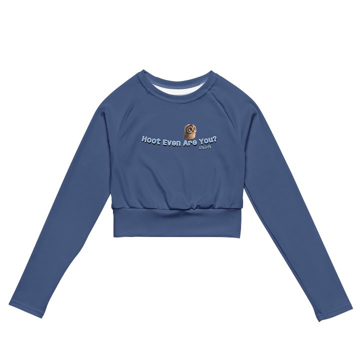 Whoo Even Are You? Long Sleeve Crop product image (2)
