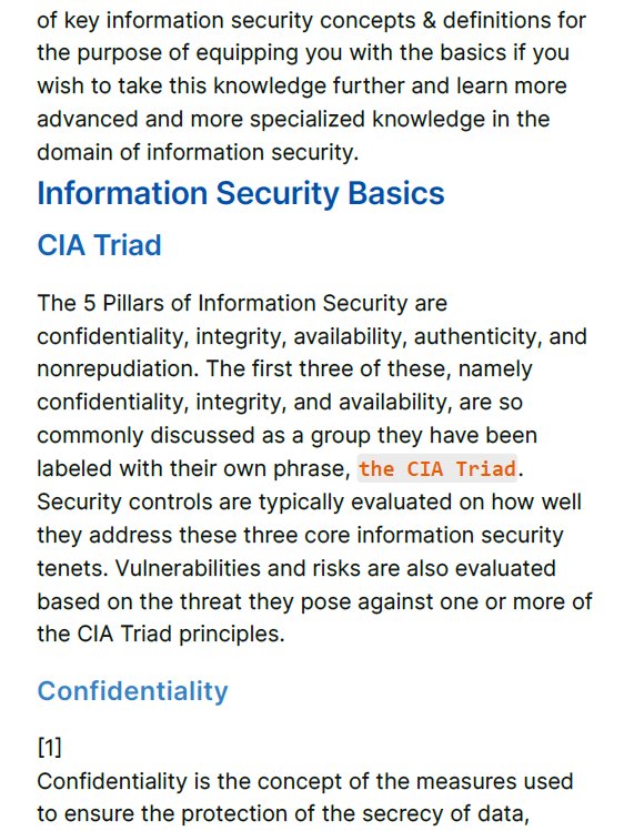 Information Security 101 | Study Notes product image (2)