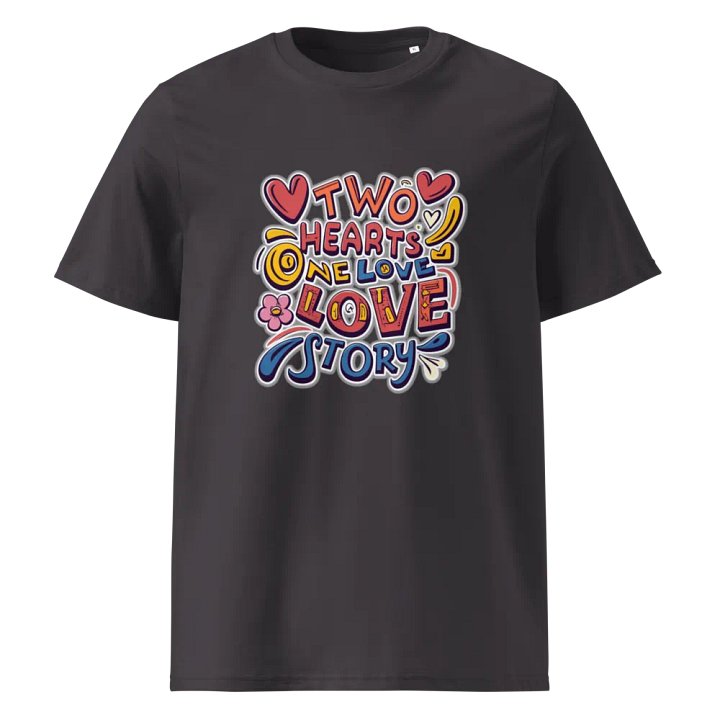 Two Hearts, one love story T-shirt product image (2)