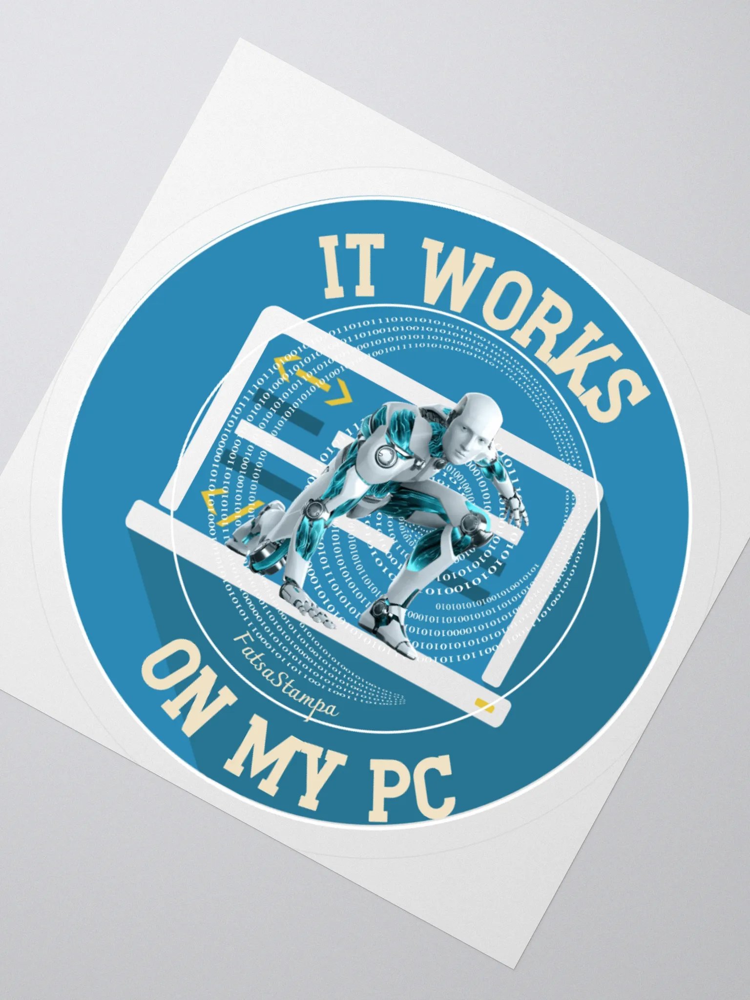 Techy Robo Sticker product image (2)