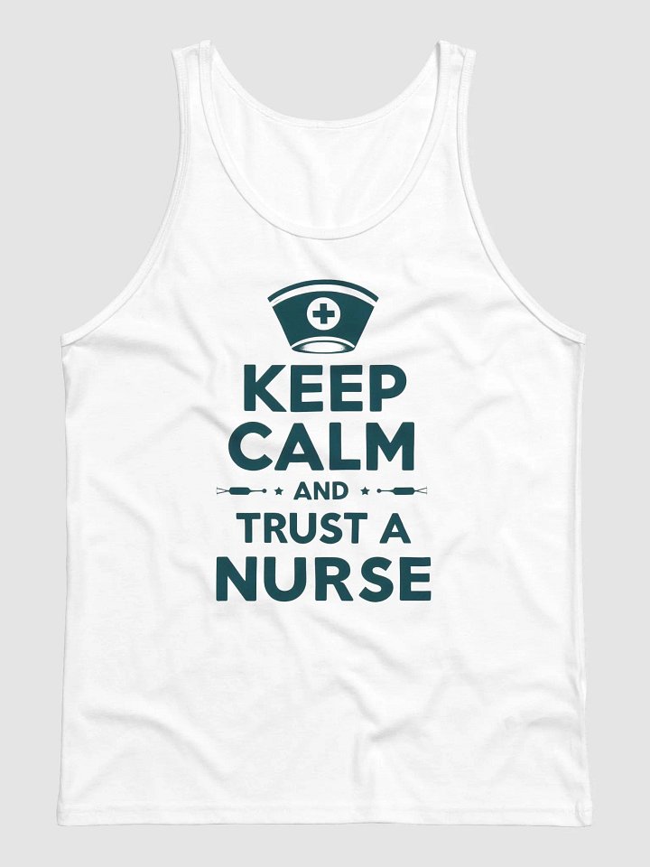 Nurse's Trust Jersey Tank, KEEP CALM AND TRUST A NURSE product image (1)