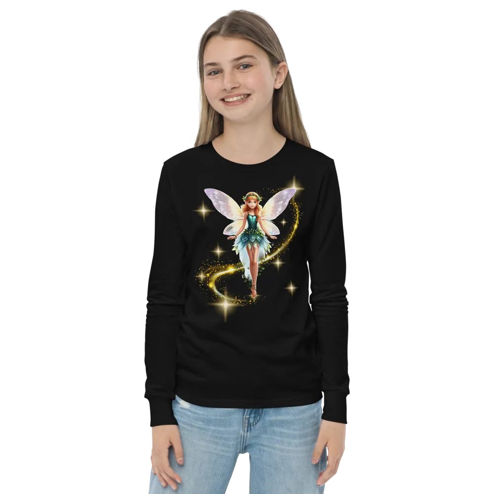 Enchanted Fairy Youth Long Sleeve T-Shirt Bella+Canvas (Kids Unisex) product image (2)