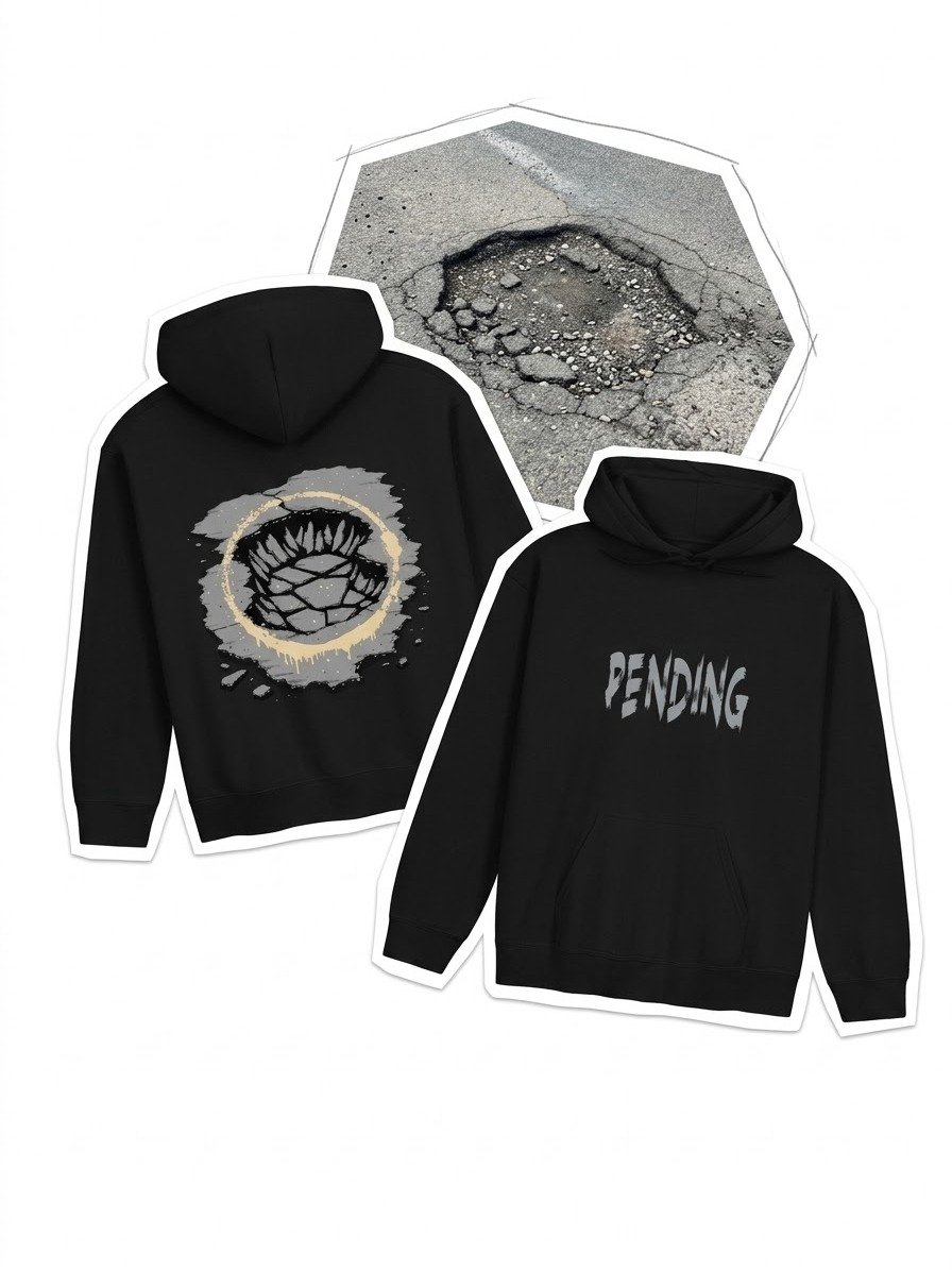 PENDING Pothole | Midweight Classic Fit Hoodie | Grunge Streetwear product image (1)