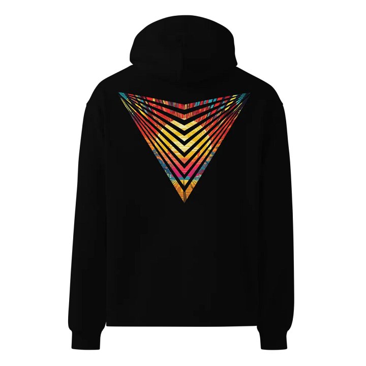 VACIO Sunset Spectrum Logo Premium Relaxed Fit Hoodie product image (5)
