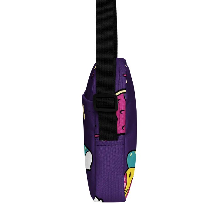 Cheesy Delight All-Over Print Crossbody Bag product image (2)