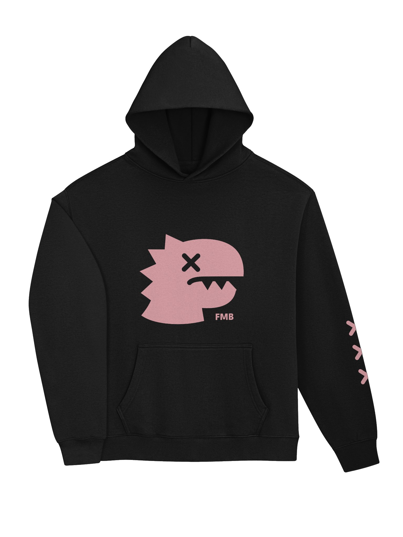 FMB | JETLAG DINO Premium Hoodie Pink product image (3)