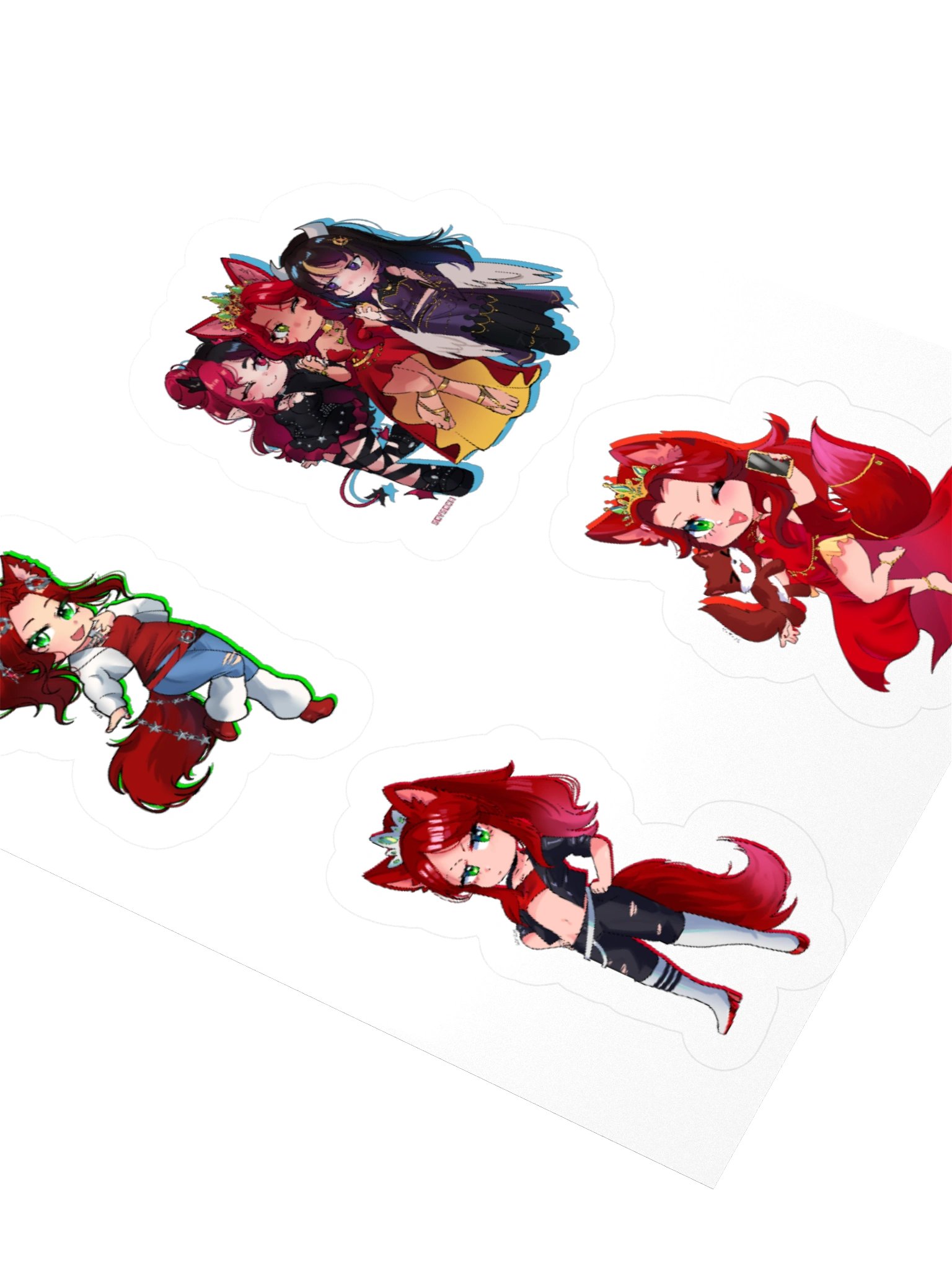Foxy sticker sheet Chibi product image (9)