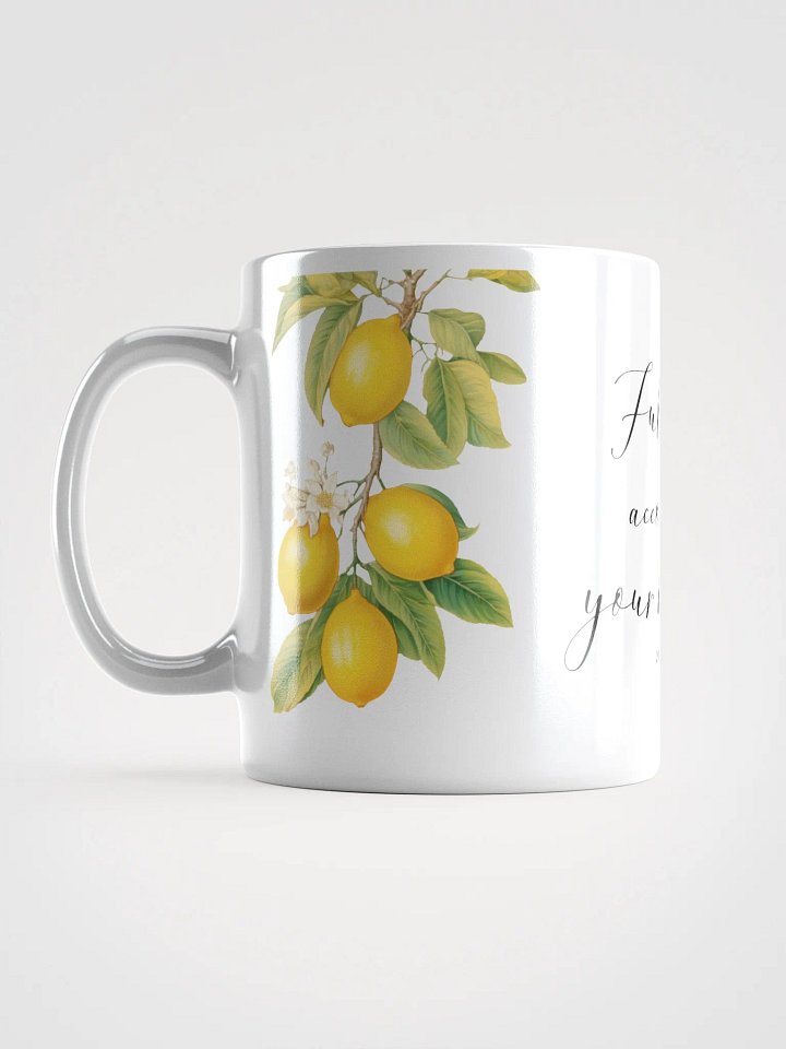 'Fully Accomplish Your Ministry' Lemons White Glossy Mug product image (2)