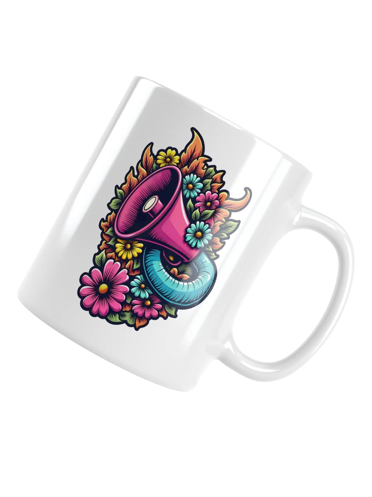 Floral Megaphone Mug product image (4)