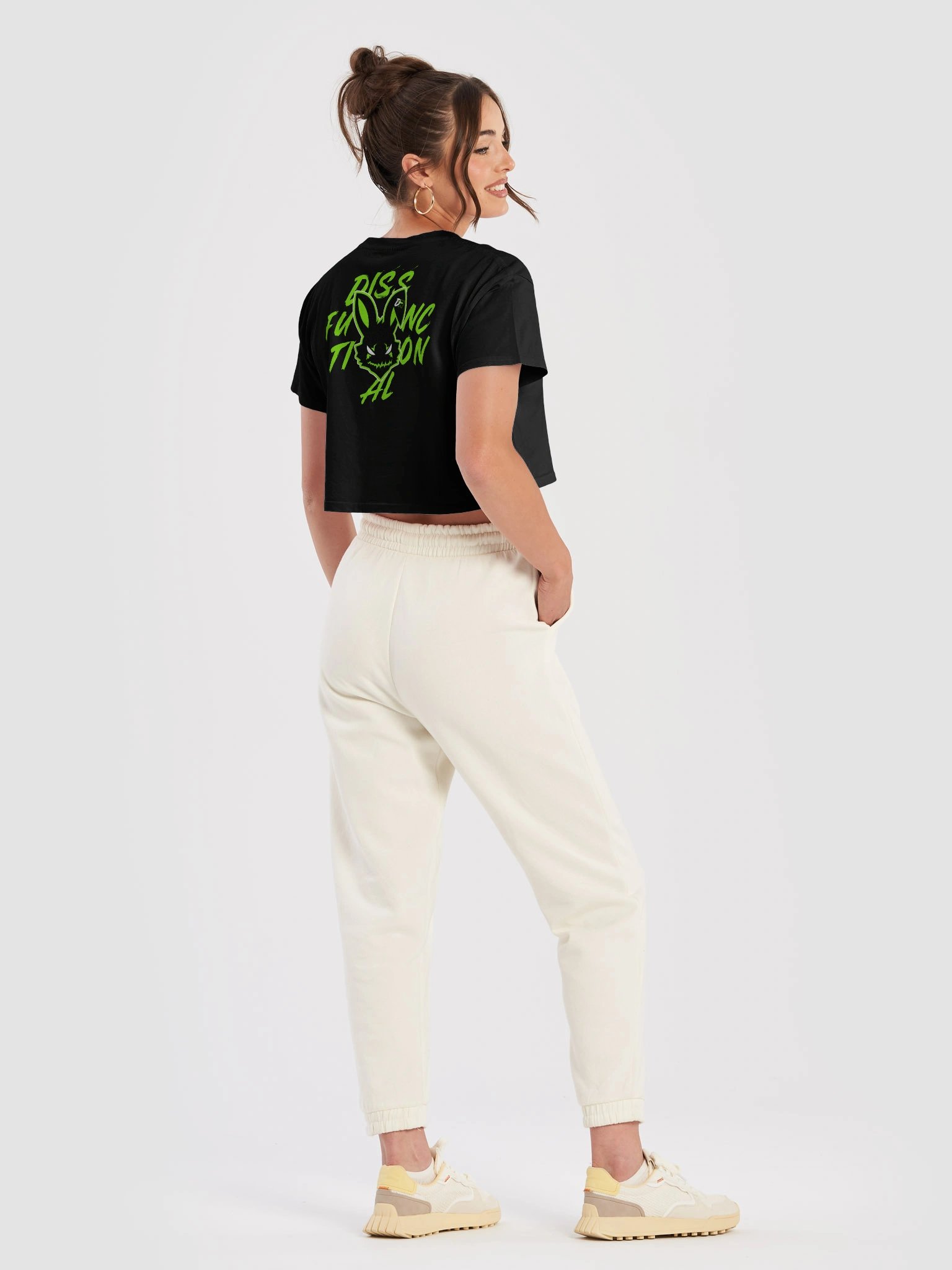 Dissfunctional Rabbit Women's Crop Top product image (4)