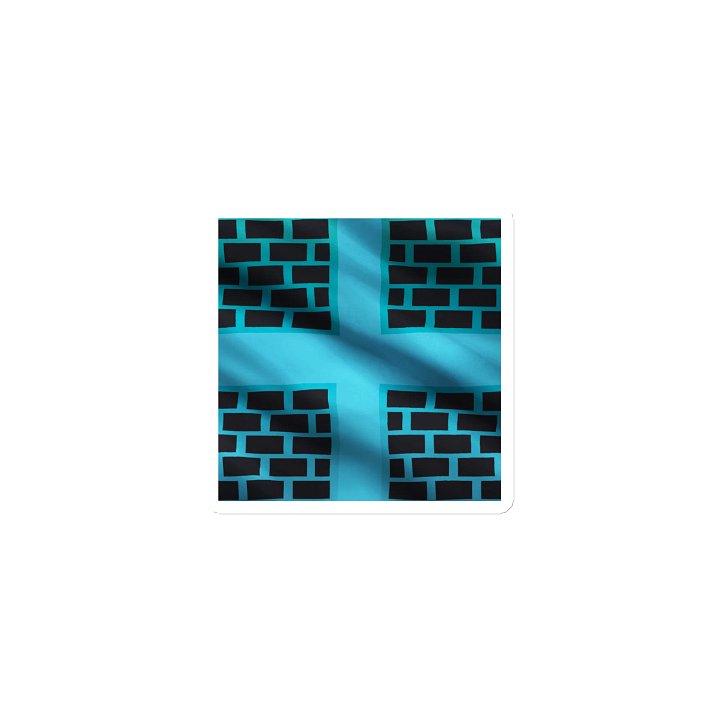 Blue Flame Die-Cut Magnet product image (1)