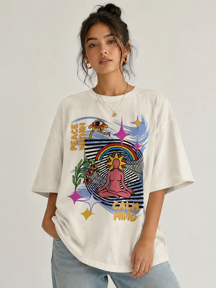 Peace Within Pop Art Tee product image (1)